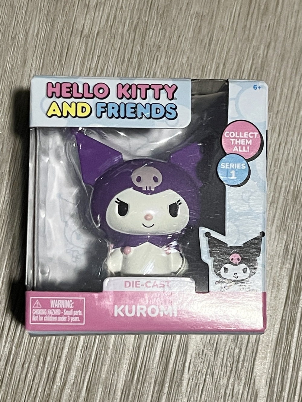 Kuromi Purple Vinyl Figure - Hello Kitty & Friends Die-Cast Collectible